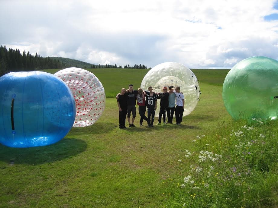 Zorbing på Zorbcenter — bild 3